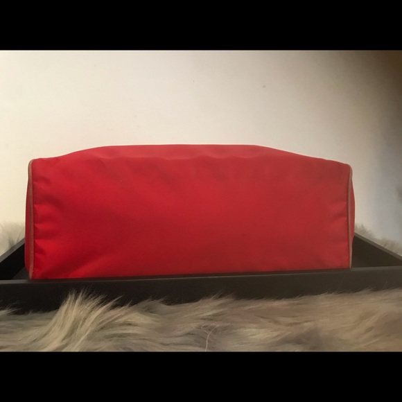 💯% Authentic Moschino Red Clutch Cosmetic Handbag - Picture 3 of 16